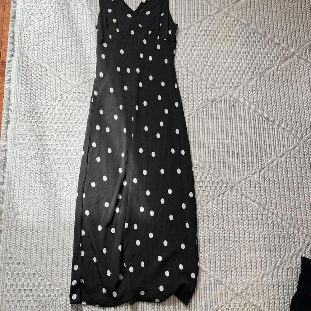 Favorite Daughter The Anyday Anytime Dress in Espresso Polka Dot - Picture 3 of 5